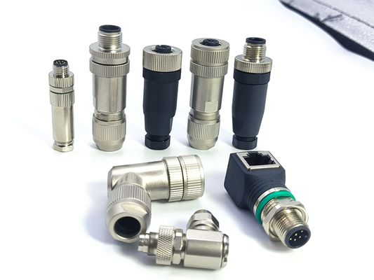 IP67 Αδιάβροχος κυκλικός σύνδεσμος M5 M8 M9 M12 M16 M23 Με υπερμόρφωση καλωδίων