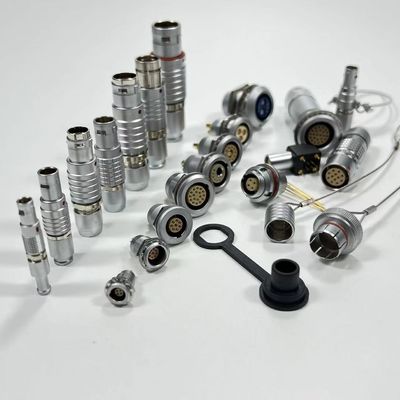 Καλή τιμή ODU LEMO 00B 0B 1B 2B 3B 4B 4 Pin Push Pull Connector Μεταλλικό κέλυφος σε απευθείας σύνδεση