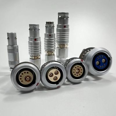 Καλή τιμή Fischer ODU LEMO Push Pull κυκλικός σύνδεσμος μετάλλου EMC ασπίδα κοαξιακή 9 πιν σε απευθείας σύνδεση